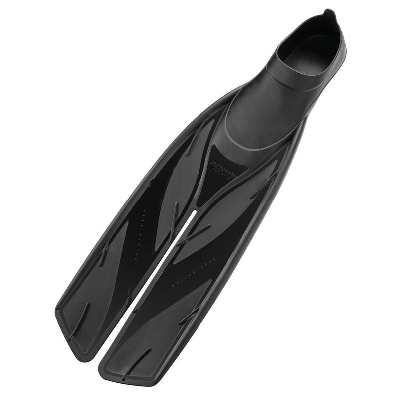 Used Atomic Aquatics Full Foot Split Fins High Performance -Black-9-10 - M / 10.5-11.5-W - DIPNDIVE