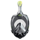 Open Box Seac Libera Full Face Mask for Medium Faces - Black / Lime, Size: L-XL - DIPNDIVE