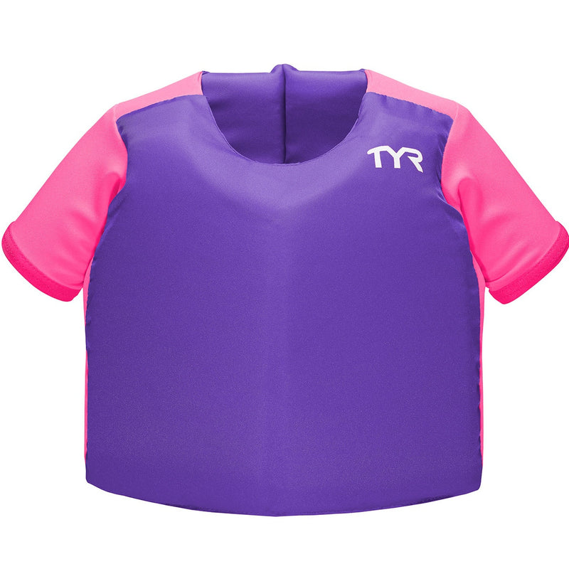 Open Box TYR Kids Start to Swim Flotation Shirt-Purple - DIPNDIVE