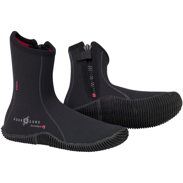 Open Box Aqua Lung Mens 6.5mm EchoZip Ergo Boots - 5 - DIPNDIVE