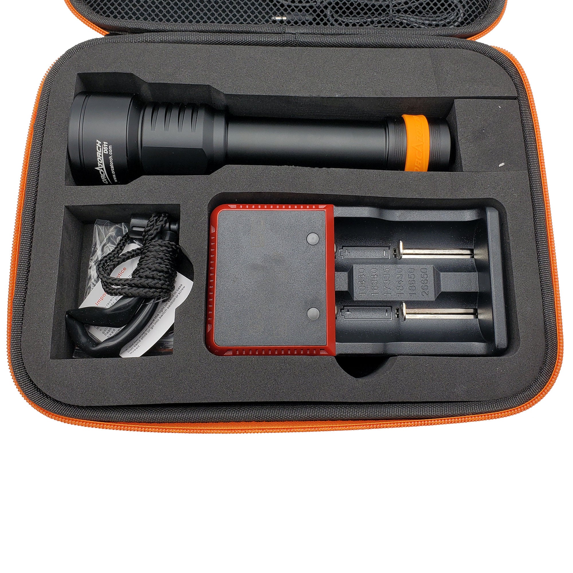 OrcaTorch D511 2200 Lumens Dive Torch - DIPNDIVE