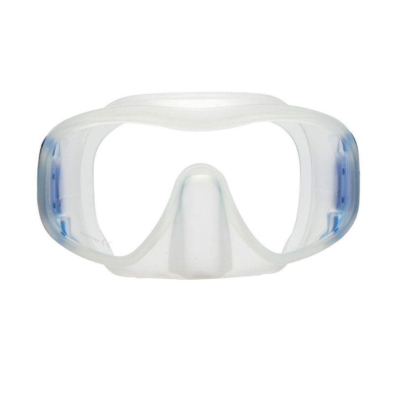 Open Box XS Scuba Merge 3 Dive Mask - Clear/Blue - DIPNDIVE