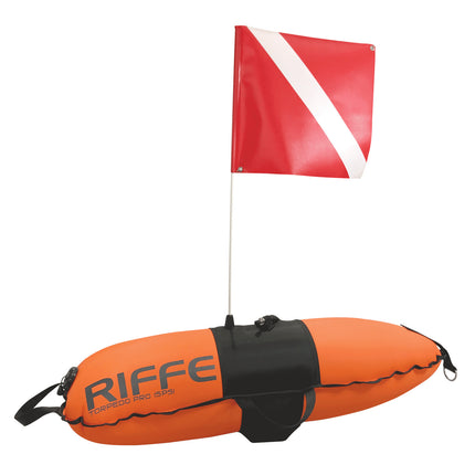 Riffe TORPEDO PRO Dive Float with Flag - DIPNDIVE