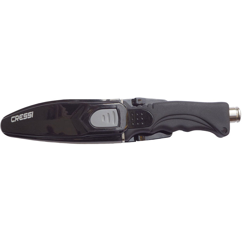 Used Cressi Skorpion Dive Knife-Black - DIPNDIVE