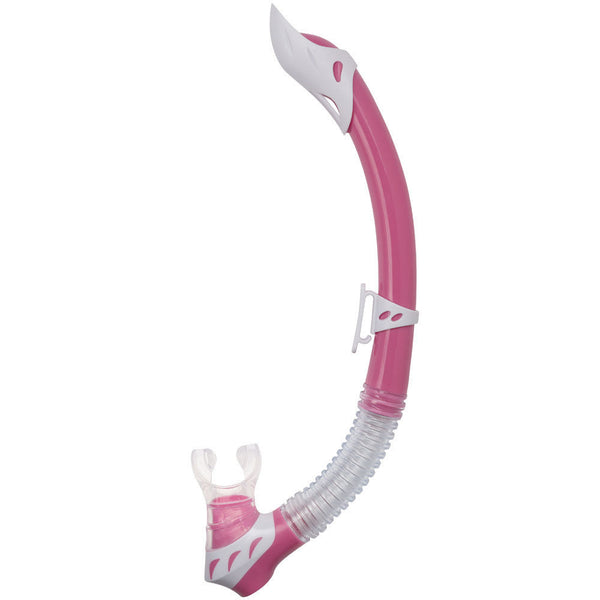 Open Box Cressi Rio Kids Rocks Snorkel (Pink White) - DIPNDIVE