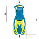 Cressi Junior Rocks Mask Fin Snorkel SET - DIPNDIVE