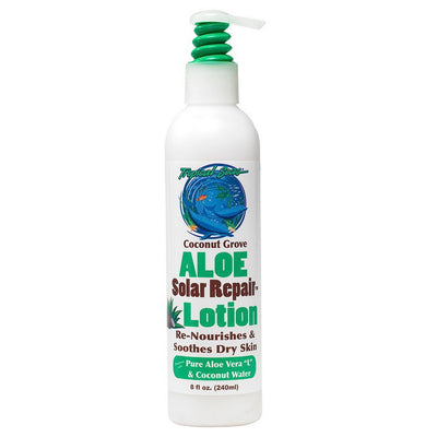 Land Shark Tropical Seas Solar Repair Coconut Grove Aloe Lotion 8.45oz - DIPNDIVE