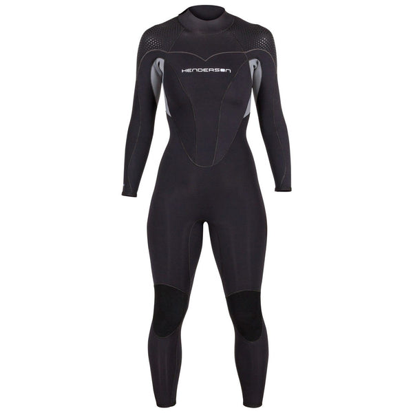 Used Henderson 3mm Women's Thermoprene Pro Dive Jumpsuit, Black, Size: 6 - DIPNDIVE