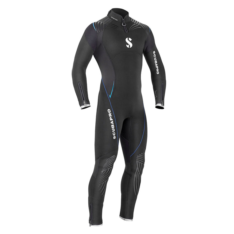 Open Box ScubaPro 5mm Men's Definition Steamer Diving Wetsuit - Black/Blue, Size: XX-Large - DIPNDIVE