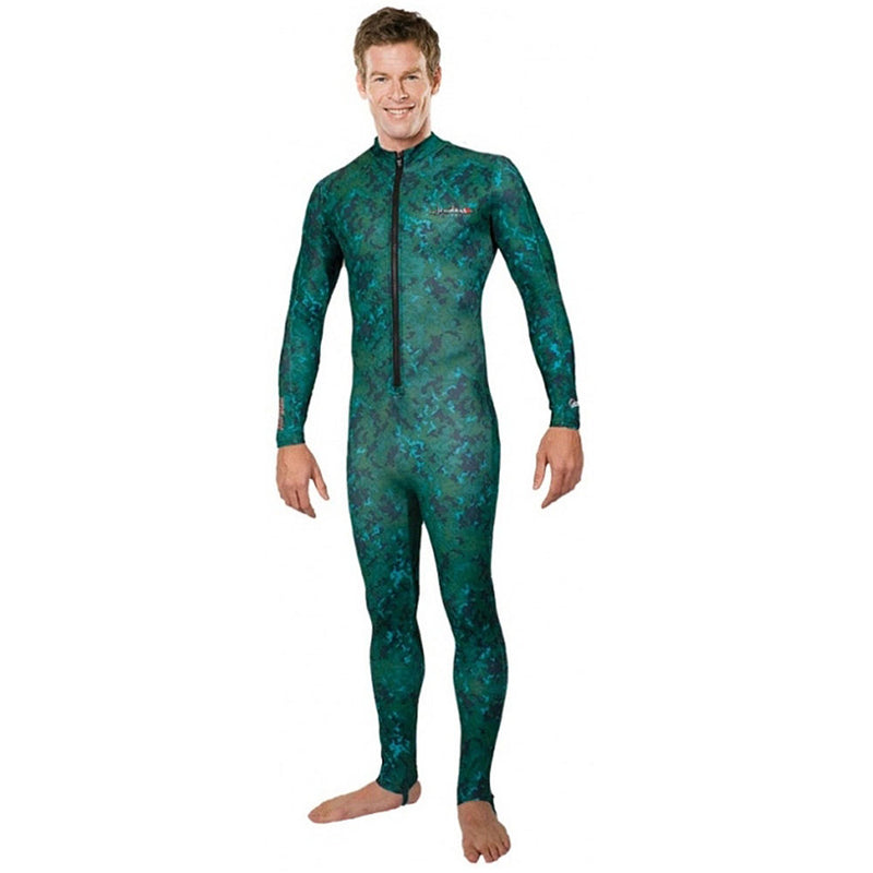 Open Box - Henderson Spandex Printed Unisex Adults Jumpsuit Scuba Diving Wetsuit-Free Dive - Medium - DIPNDIVE