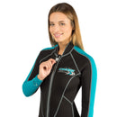 Cressi 2mm Lido Long Ladies Full Front Zip Wetsui - DIPNDIVE