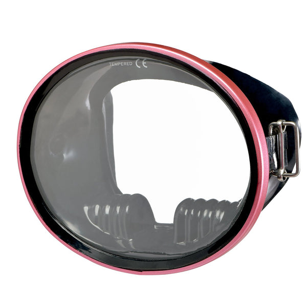 Used IST Tortuga Traditional Oval Single Lens Mask - Black / Pink - DIPNDIVE