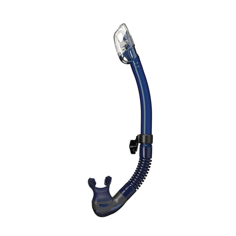 Used Tusa Hyperdry Elite II Dry Snorkel - Indigo Silicone / Indigo Pipe - DIPNDIVE