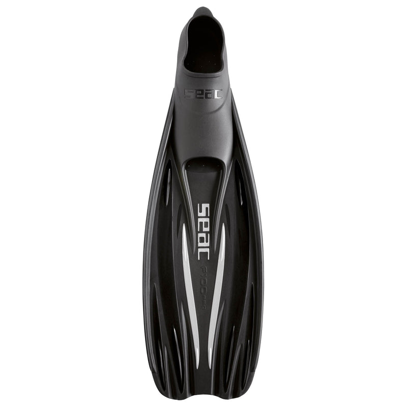 Used Seac F 100 PRO Ultra Light Underwater Full Foot Fins - Black, Size: 5.5-6.5 ( 38/39 ) - DIPNDIVE