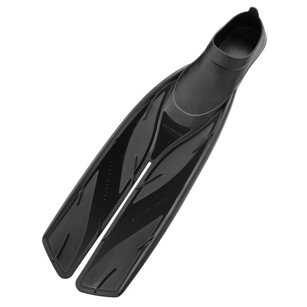 Used Atomic Aquatics Full Foot Split Fins High Performance -Black-10.5-11.5 - DIPNDIVE