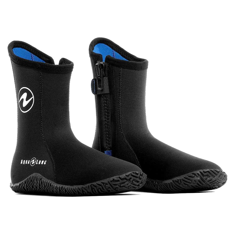 Used Aqua Lung 7mm Echozip Dive Boots, Size: 9 - DIPNDIVE