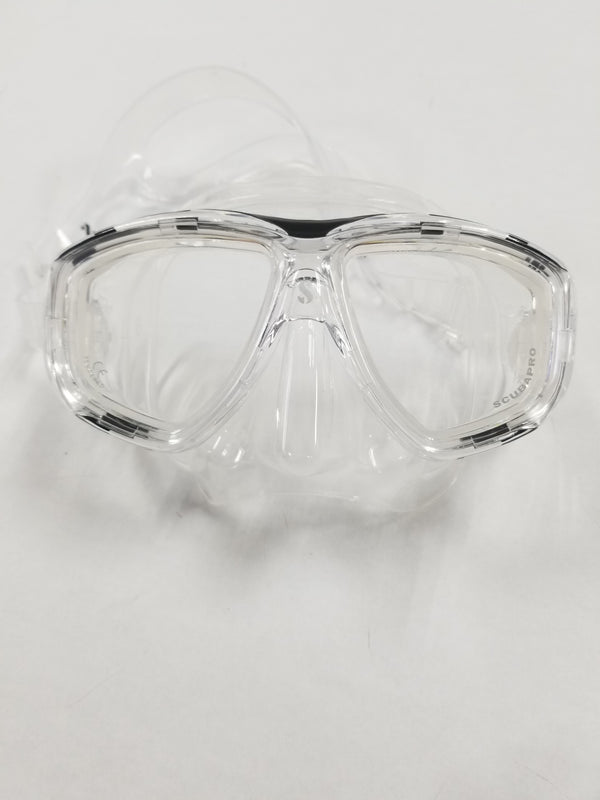 Used ScubaPro Flux Twin Dive Mask - Clear - DIPNDIVE