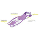 Cressi Baron Jr Mask and Rocks Fins Junior Snorkeling Set - DIPNDIVE