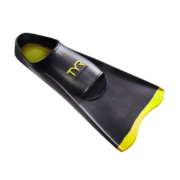 Open Box TYR Unisex Adult Crossblade Dive Fins 2.0 - Yellow, Size: Small (Men's Shoe 5-7 , Women's 6.5-8.5) - DIPNDIVE