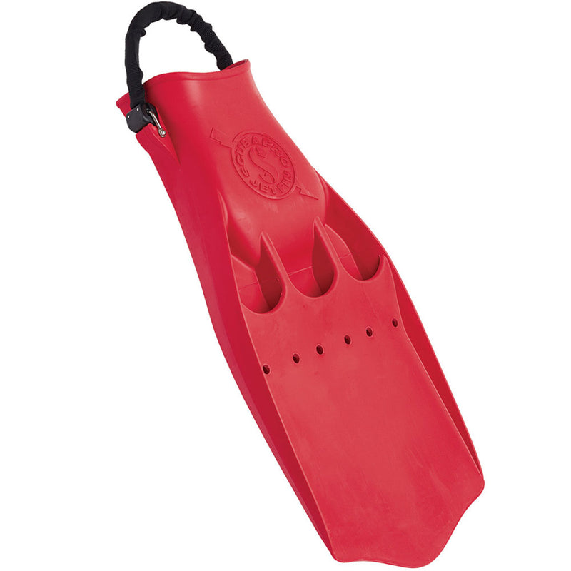 Used ScubaPro Jet Fins w/Spring Heel Strap Color Fins-Red-XLG - DIPNDIVE