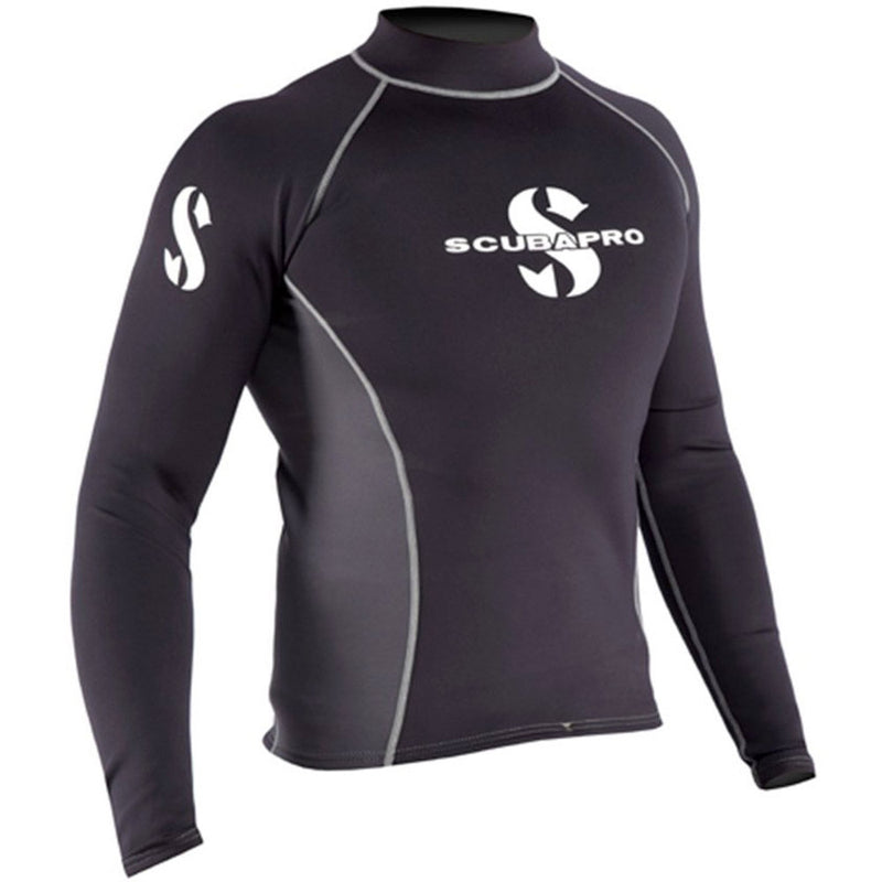Open Box ScubaPro Everflex 1 mm Mens Wetsuit Long Sleeve,Black/Gray-Small - DIPNDIVE