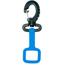 Open Box Innovative Scuba Concepts Rubber Octo-Holder With Clip (Blue) - DIPNDIVE