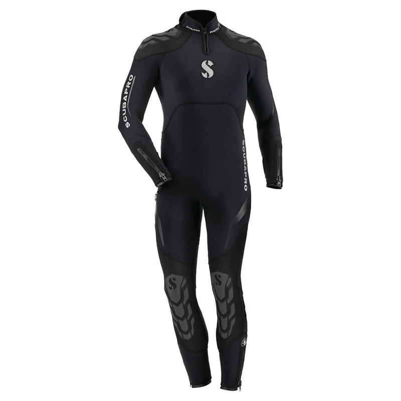 Used ScubaPro Men's 5/4mm Everflex Steamer Dive Wetsuit - Black, Size: Large - DIPNDIVE