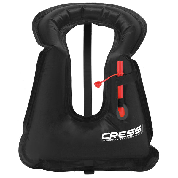 Open Box Cressi Snorkel Vest Standard - Black, Size: X-Large - DIPNDIVE