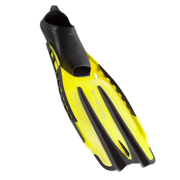 Open Box ScubaPro Jet Club Full Foot Dive Fins-Yellow-Medium -40-41 - DIPNDIVE