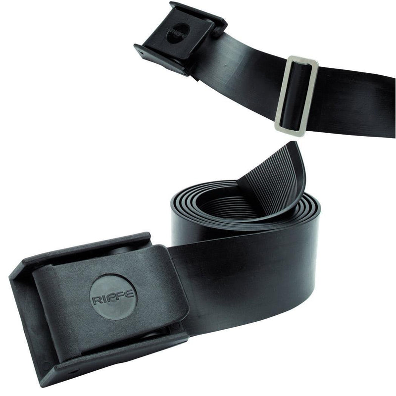 Used Riffe Rubber Weight Belt with Buckle for Freediving and Spearfishing - DIPNDIVE