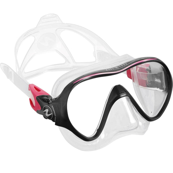 Used Aqua Lung Linea Single Lens Dive Mask-Pink - DIPNDIVE