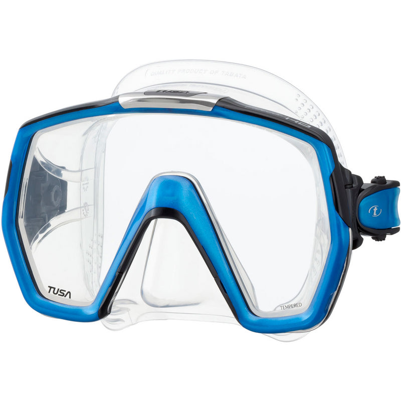Open Box Tusa M-1001 Freedom HD Mask - Fishtail Blue - DIPNDIVE