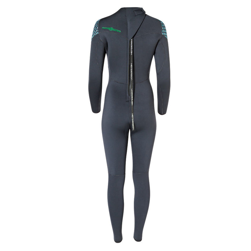 Used Henderson 5mm Womens Greenprene Back Zip Full Wetsuit - Black - 16 - DIPNDIVE