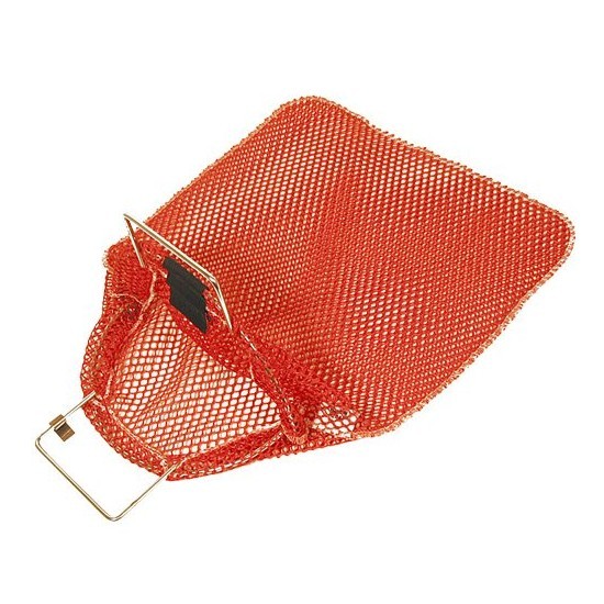 Trident Galvanized Wire Handle Red Medium Mesh Bags - DIPNDIVE