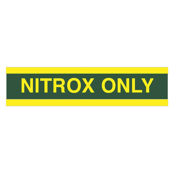 Trident Nitrox Only Tank Wrap Sticker - DIPNDIVE