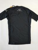 Used O'Neill Basic Skins Short Sleeve Rash Guard, Black, Large - DIPNDIVE