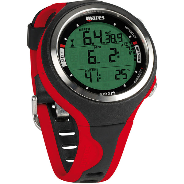 OPEN BOX Mares Smart Wrist Scuba Dive Computers-Red - DIPNDIVE