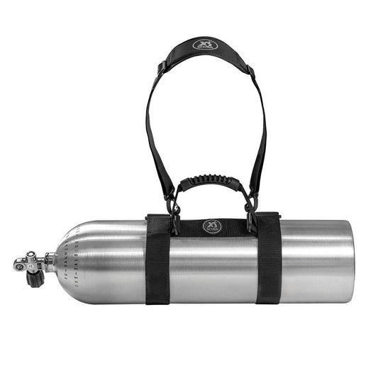 XS Scuba Deluxe Tank Carrier with Shoulder Strap - DIPNDIVE