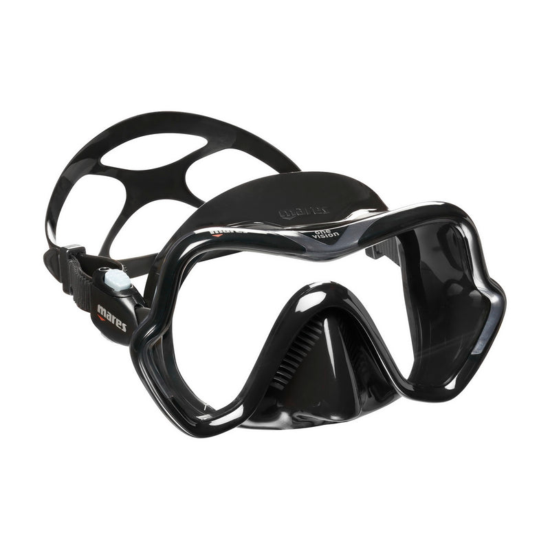 Used Mares One Vision Scuba Dive Mask-Black/Black - DIPNDIVE