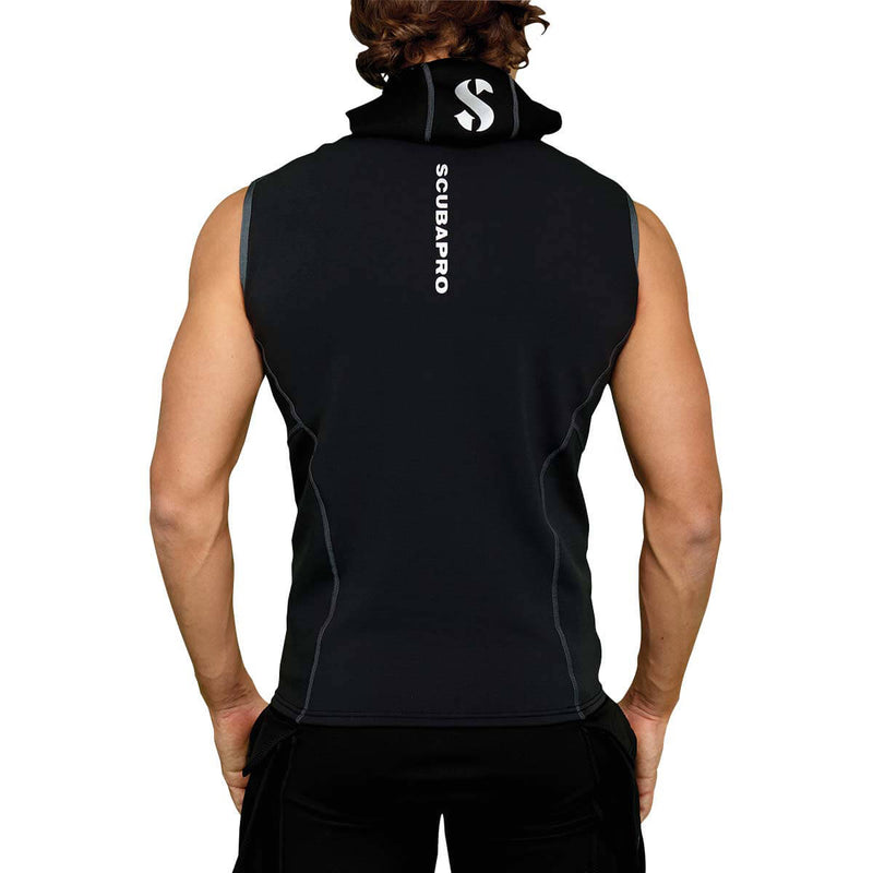 Used ScubaPro Men's Hybrid Hooded Dive Vest, Size: X-Small - DIPNDIVE