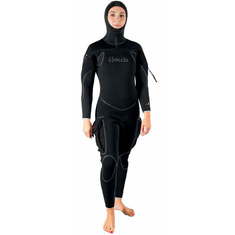 Open Box - Hollis Mens NeoTek 8/7/6mm Semidry Dive Drysuit - Medium - DIPNDIVE