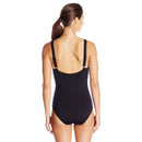 TYR Women's Solid Twisted Bra Controlfit Swimsuit - DIPNDIVE