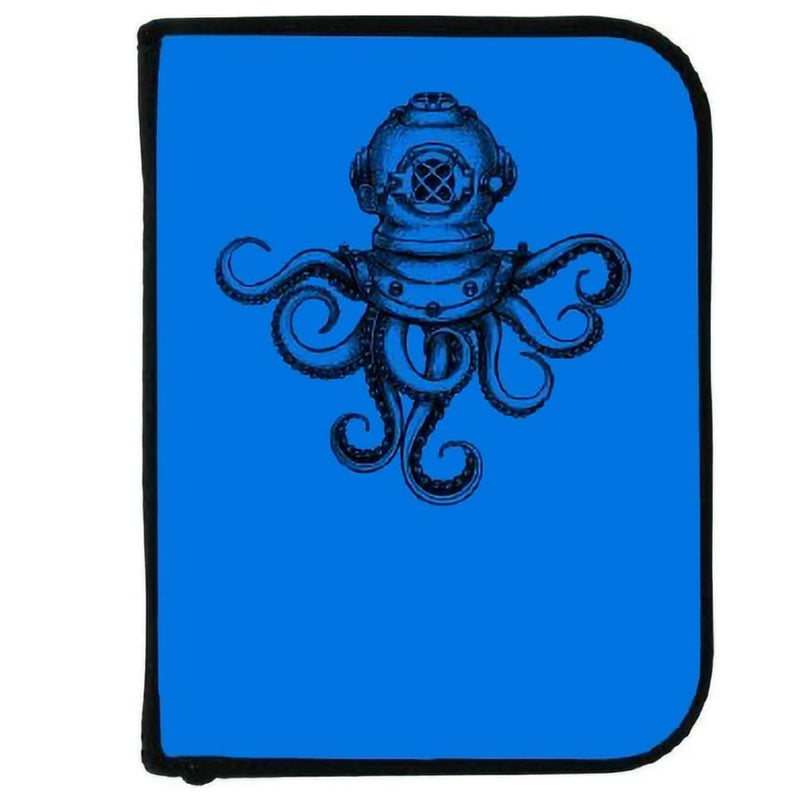 Open Box Innovative Scuba Concepts 3-Ring Binder Log Book With Insert - Blue Octopus - DIPNDIVE