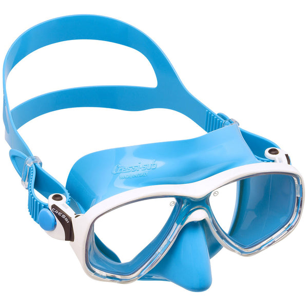 Used Cressi Marea Mask-White / Blue - DIPNDIVE