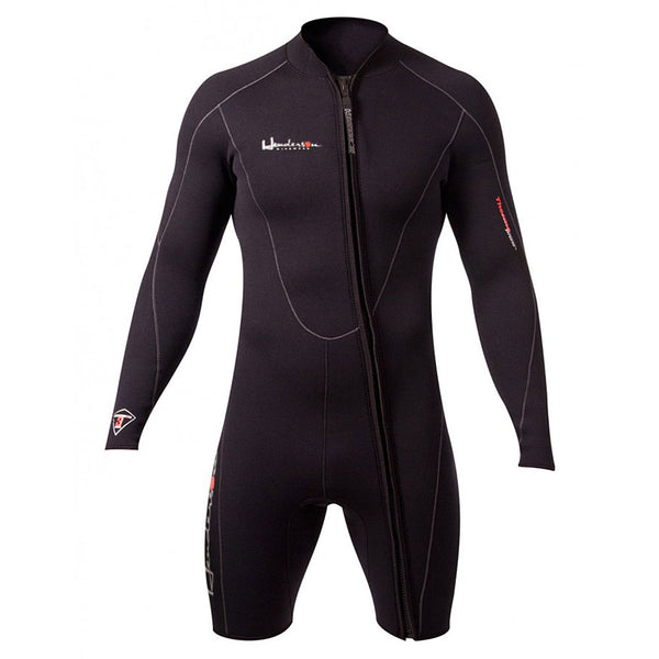 Open Box Henderson Man Thermoprene Long Sleeve Shorty / Jacket (Front Zip) 7mm Scuba Wetsuit XXXL - DIPNDIVE
