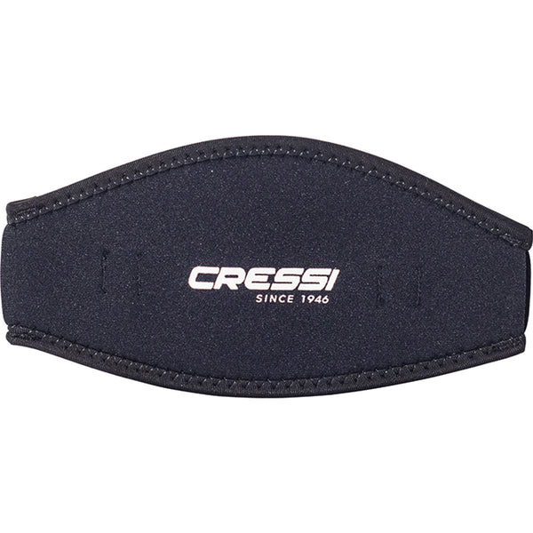 Open Box Cressi Neoprene Mask Strap Cover Accessory-Black - DIPNDIVE