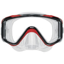Open Box ScubaPro Crystal VU Plus Mask - Red / Grey - DIPNDIVE