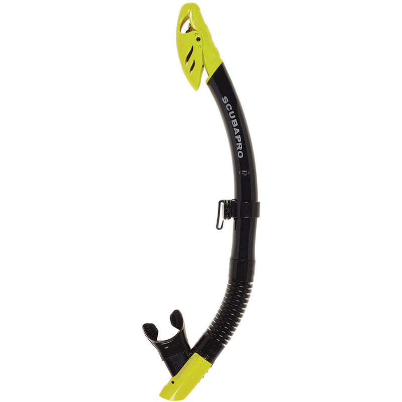 Used ScubaPro Spectra Dry Snorkel-Black / Yellow - DIPNDIVE