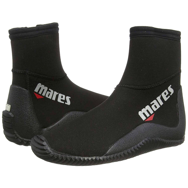 Open Box Mares Rubber Sole Classic 5mm Dive Boot - Mens 4 / Womens 5 - DIPNDIVE