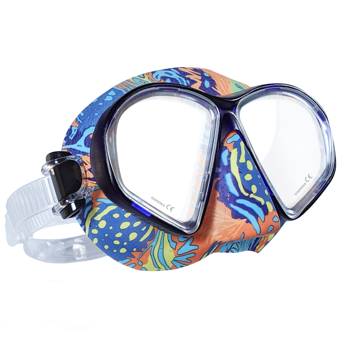 Tilos Spawn Camo Spearfishing Mask - DIPNDIVE